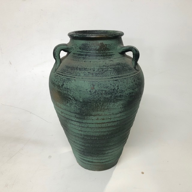 POT / URN, Rustic Terracotta - Green 32m H